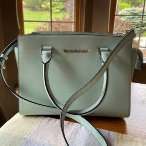 Michael Kors SELMA Medium Top Zip Satchel Bag